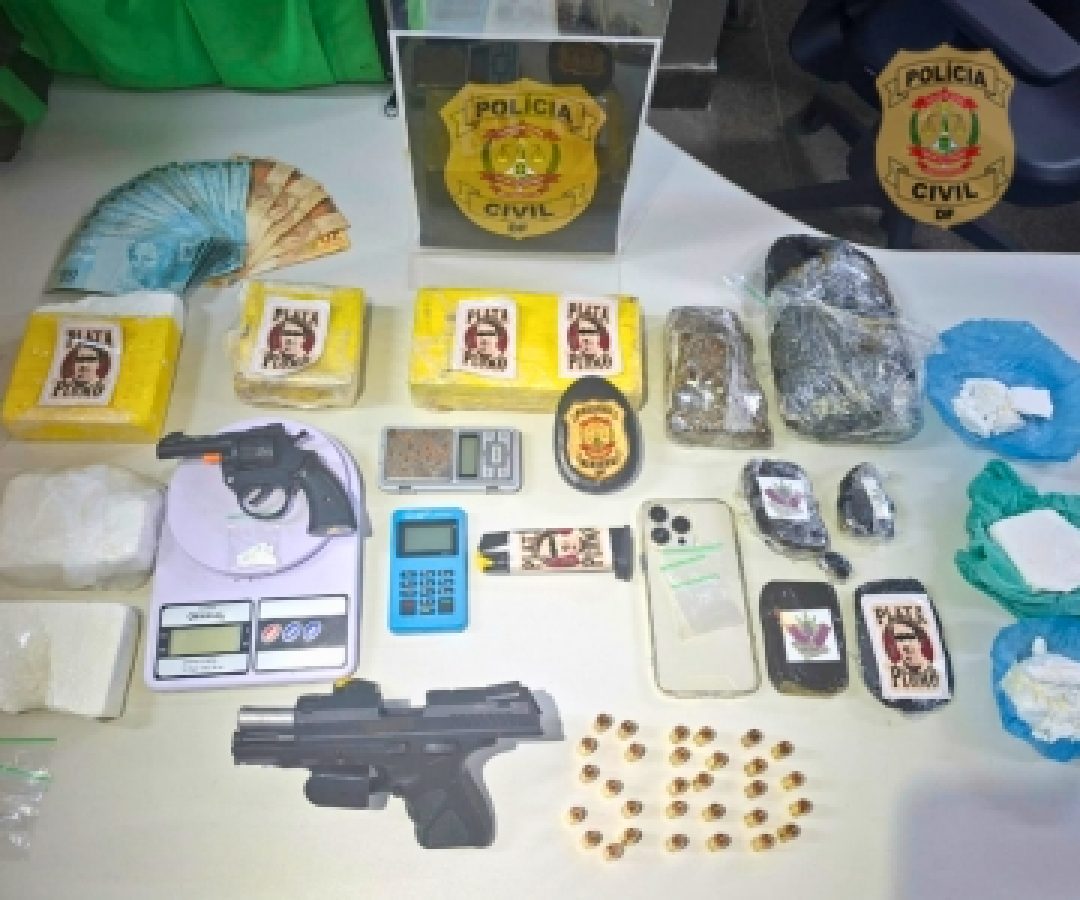 PCDF prende homem por tráfico de maconha e cocaína