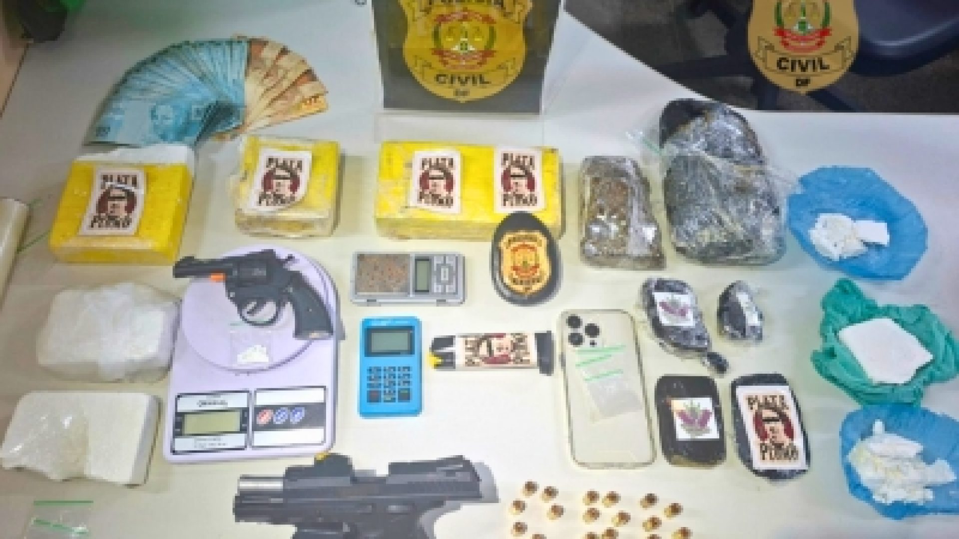 PCDF prende homem por tráfico de maconha e cocaína