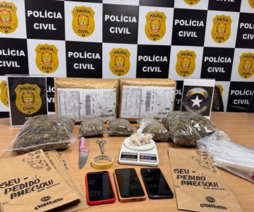 PCDF apreende quatro quilos de skunk em ação conjunta com a Receita Federal