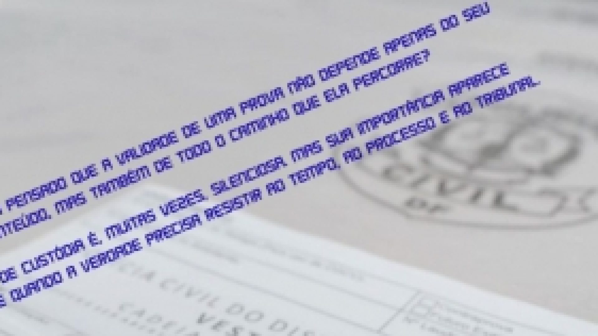 O papel da DGCV na garantia da integridade probatória.