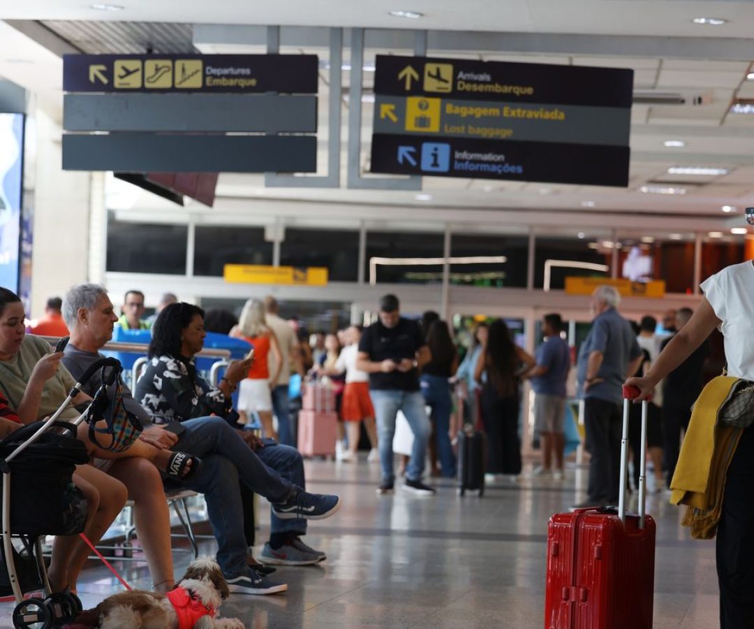 Número de passageiros em aeroportos teve aumento de 9,4% em 2025