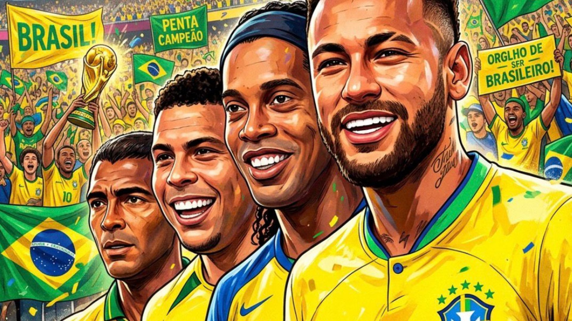 Nem Romário, Ronaldo e Ronaldinho tiveram tanta tolerância quanto Neymar na lista final da Copa