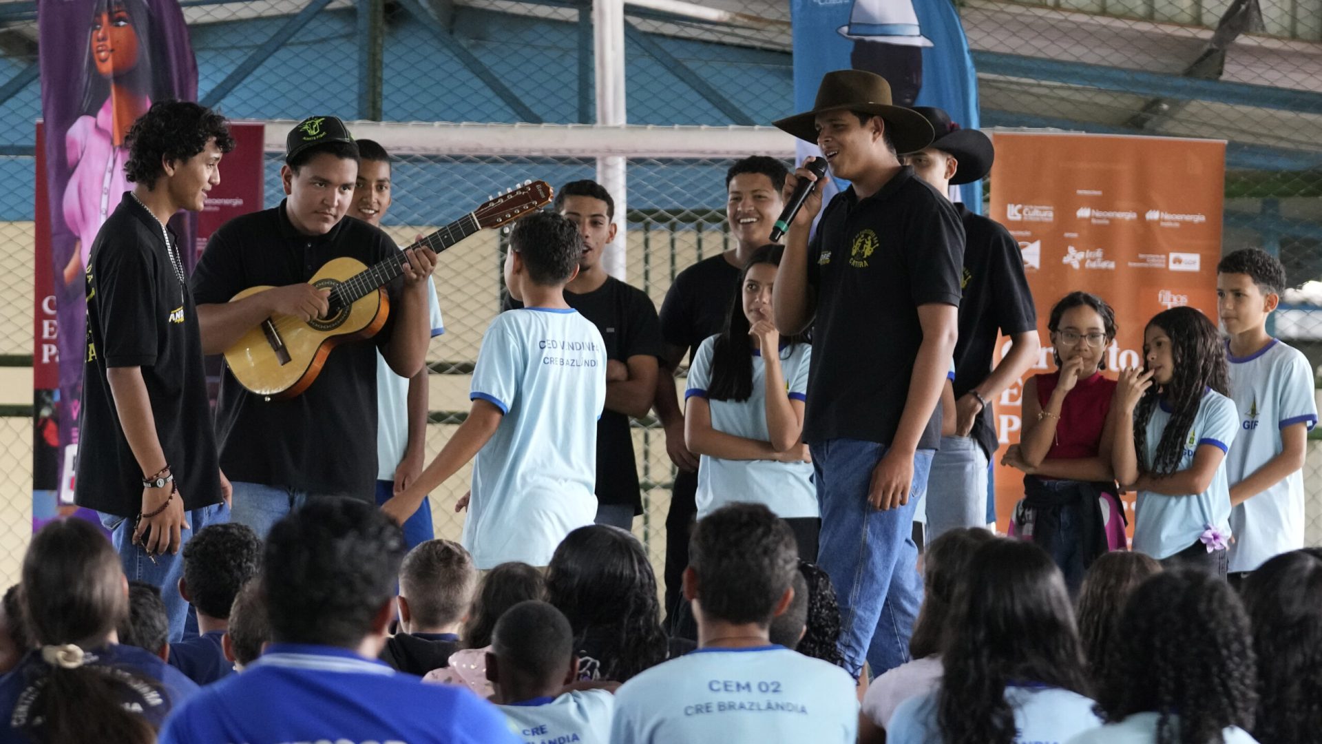 Projeto Filhos da Terra leva cultura popular e tecnologia a escolas do DF