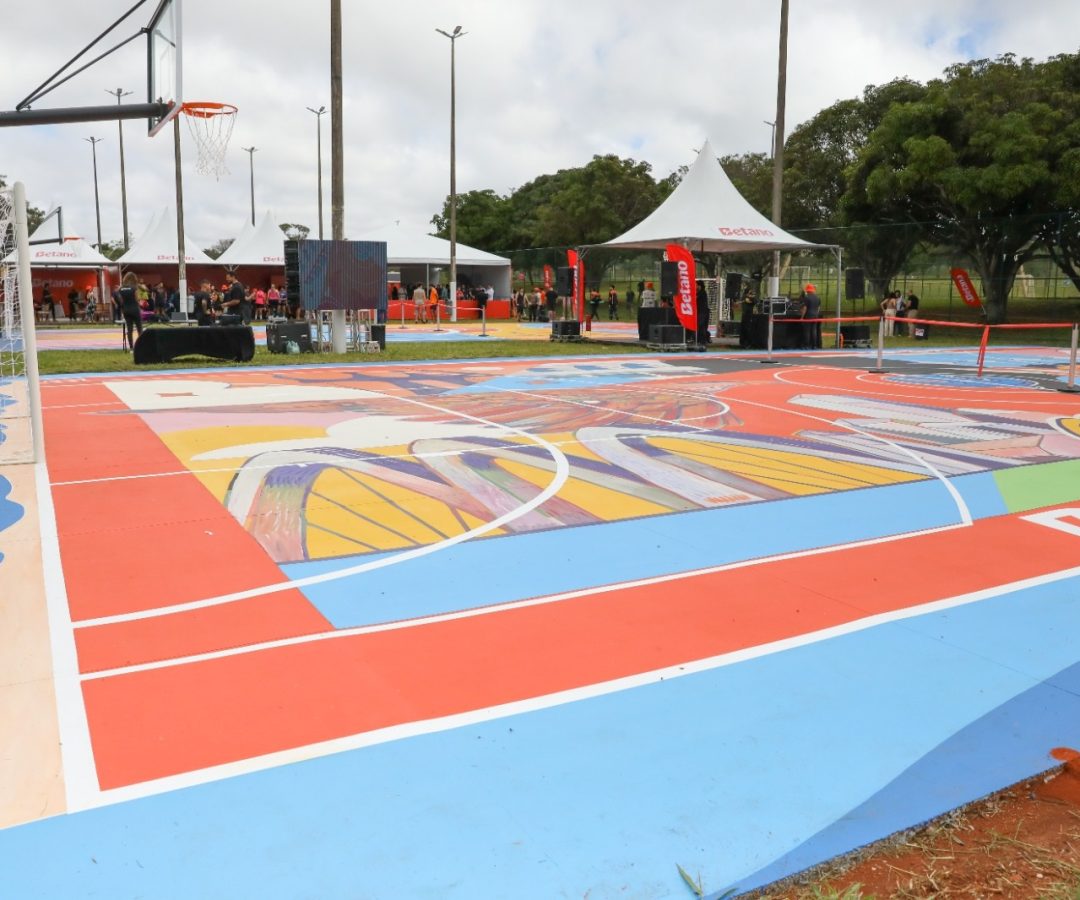Quadras renovadas no Parque da Cidade impulsionam esporte e lazer em Brasília