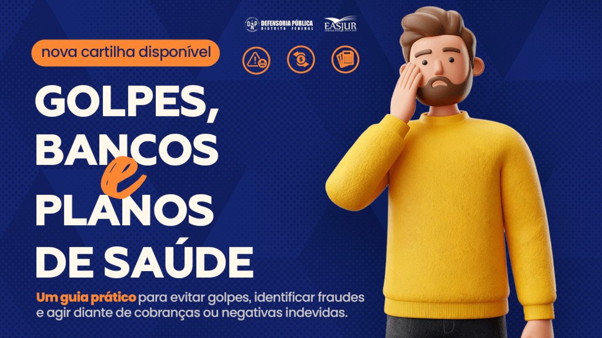 Cartilha mostra cuidados para não cair em golpes