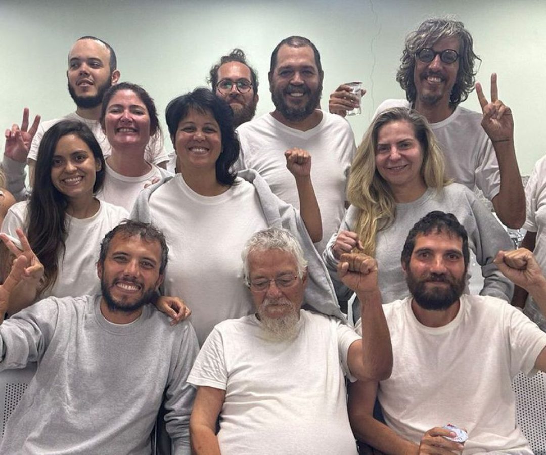 Brasileiros da Flotilha Global Sumud são libertados na Jordânia