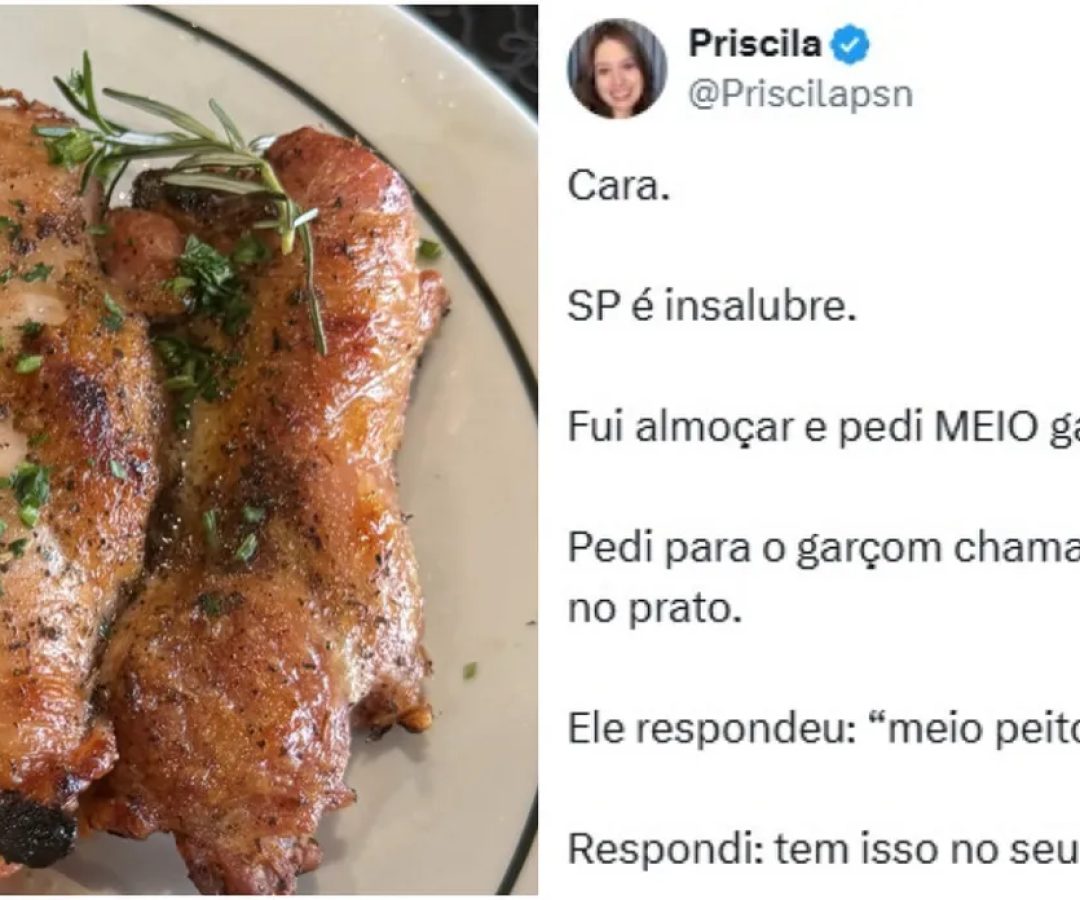 Galeto ou peito? Reclamação sobre prato recebido em restaurante de SP viraliza e gera debate nas redes | Redes sociais