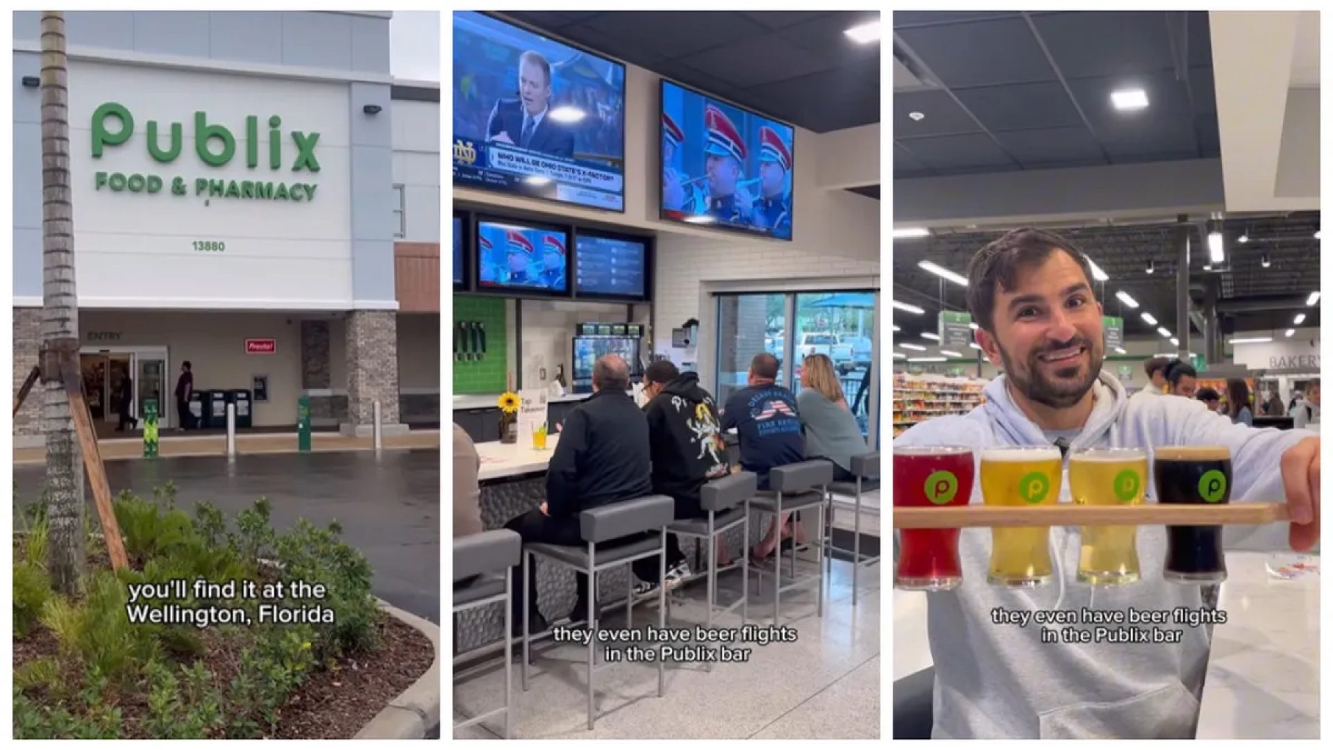 Supermercado atrai clientes com bar que serve bebidas para consumir durante as compras | Redes sociais