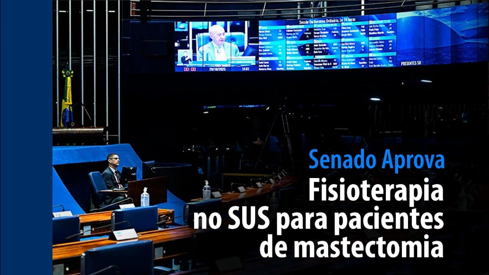 Fisioterapia no SUS a pacientes de mastectomia — Senado Notícias