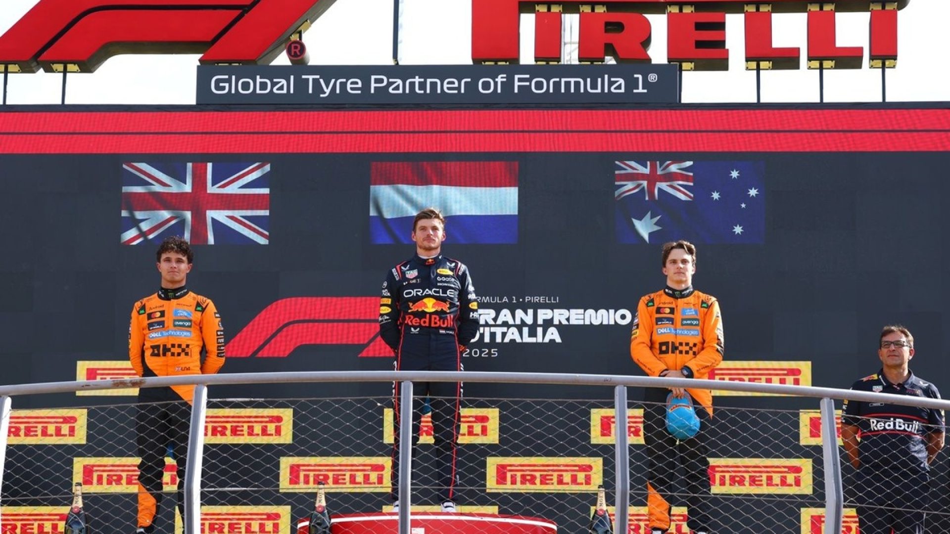 Quantos pontos Norris, Verstappen e Piastri perderam em 2025?