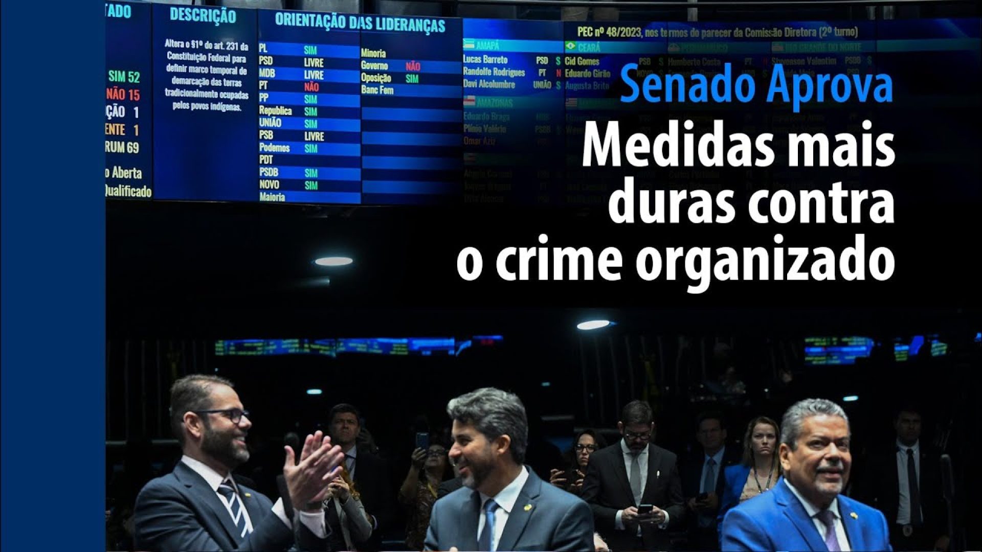 Medidas mais duras contra o crime organizado — Senado Notícias