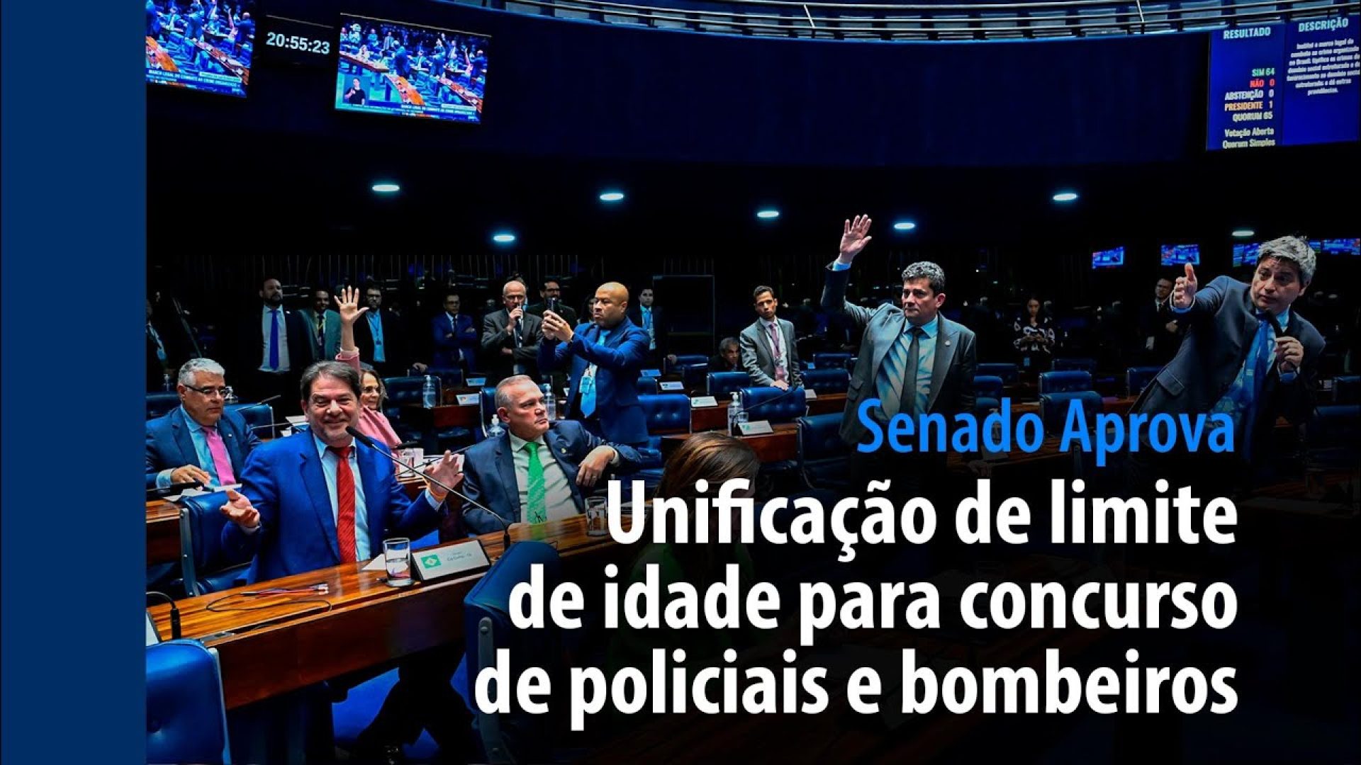 unificação de limite de idade para policiais e bombeiros — Senado Notícias