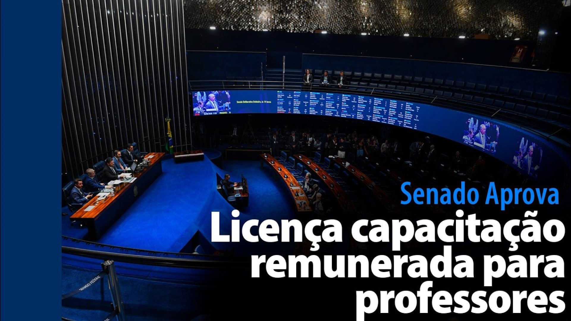 Licença capacitação remunerada para professores — Senado Notícias