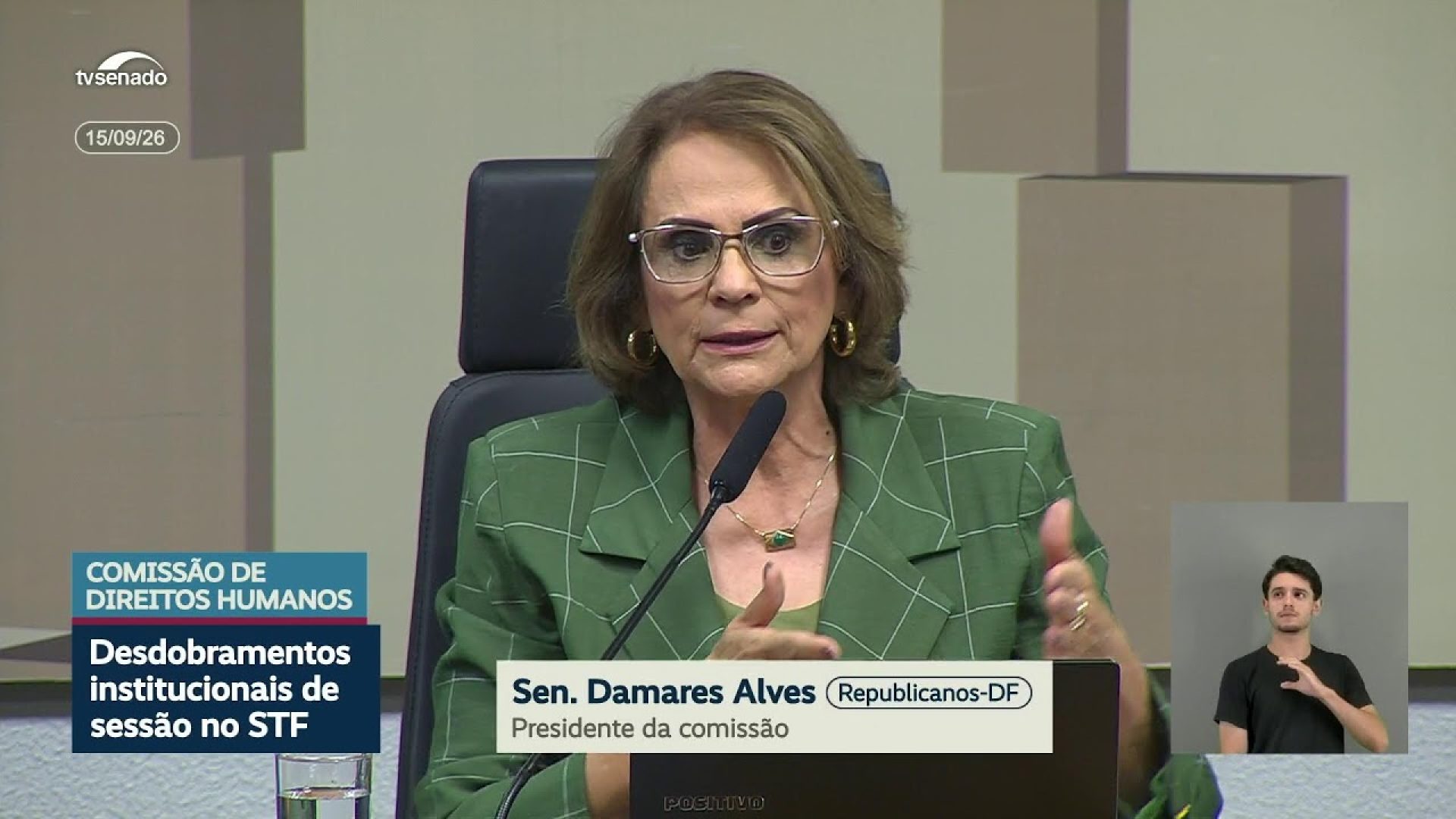 CDH discute desdobramentos da sessão plenária do STF – 15/9/26 — Senado Notícias