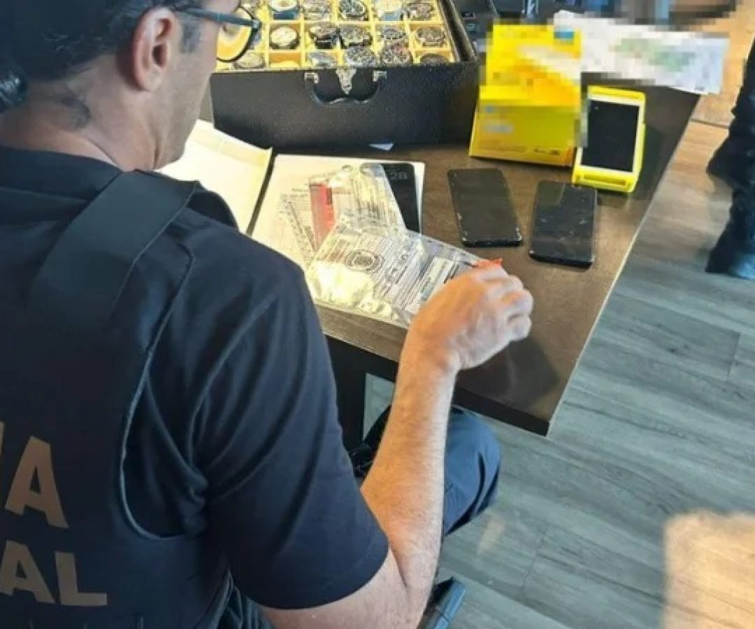 A PF deflagrou, nesta quarta-feira (25/3), a Operação Fallax, com o objetivo de desarticular organização criminosa especializada em fraudes bancárias -  (crédito: Reprodução/Polícia Federal)