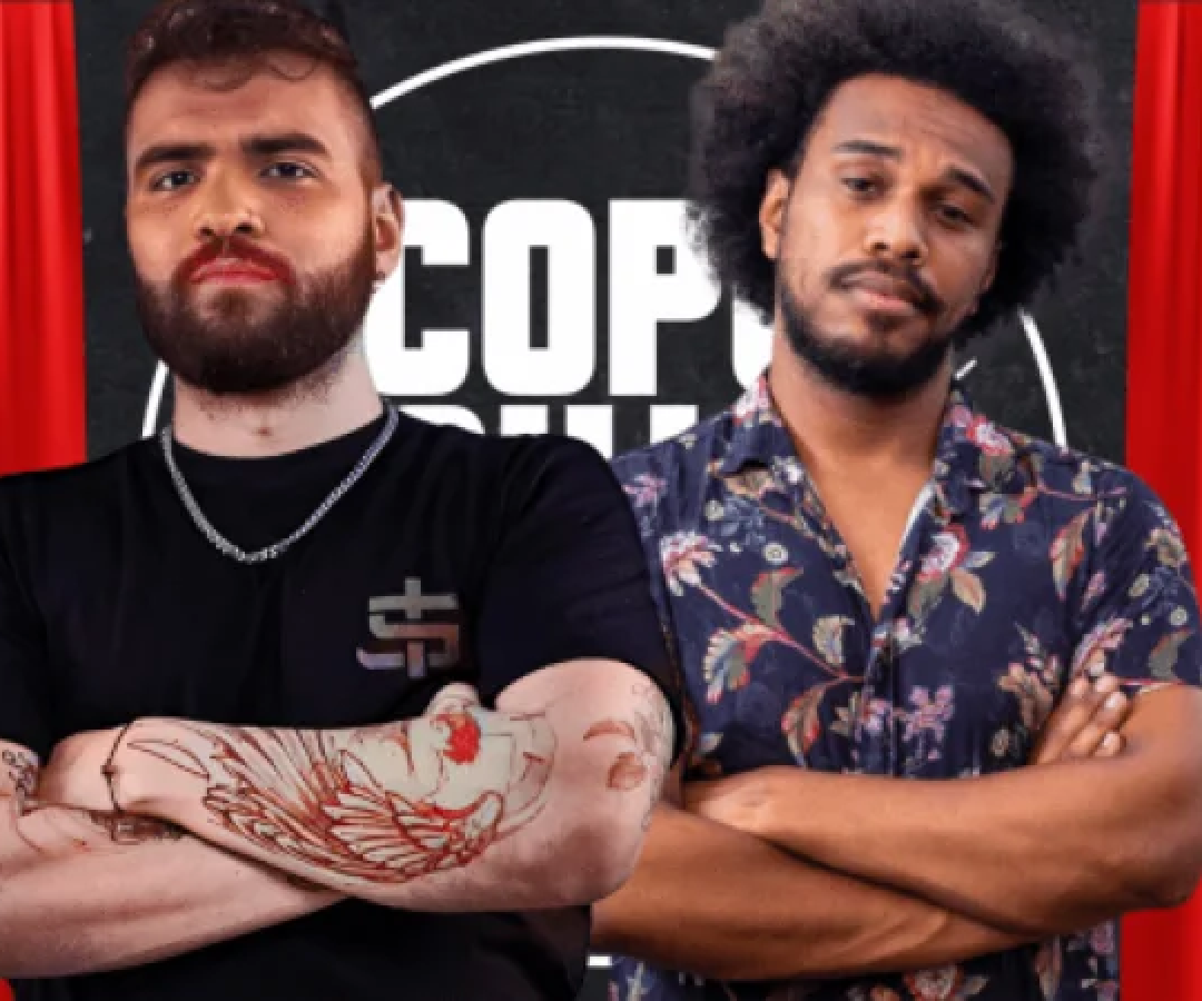 Humoristas Tiago Santineli e Luis Titoin foram parar na delegacia ap&oacute;s espet&aacute;culo em BH -  (crédito: Divulga&ccedil;&atilde;op)