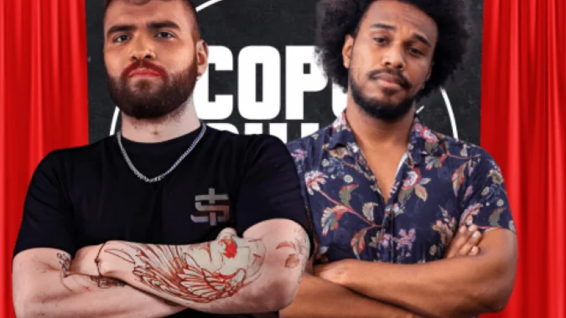 Humoristas Tiago Santineli e Luis Titoin foram parar na delegacia ap&oacute;s espet&aacute;culo em BH -  (crédito: Divulga&ccedil;&atilde;op)