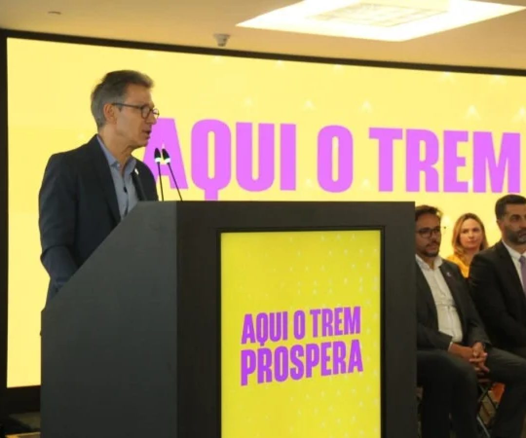 Zema empossou novo secretário de Meio Ambiente nesta terça-feira (20/1) -  (crédito: Jair Amaral/EM/D.A. Press)