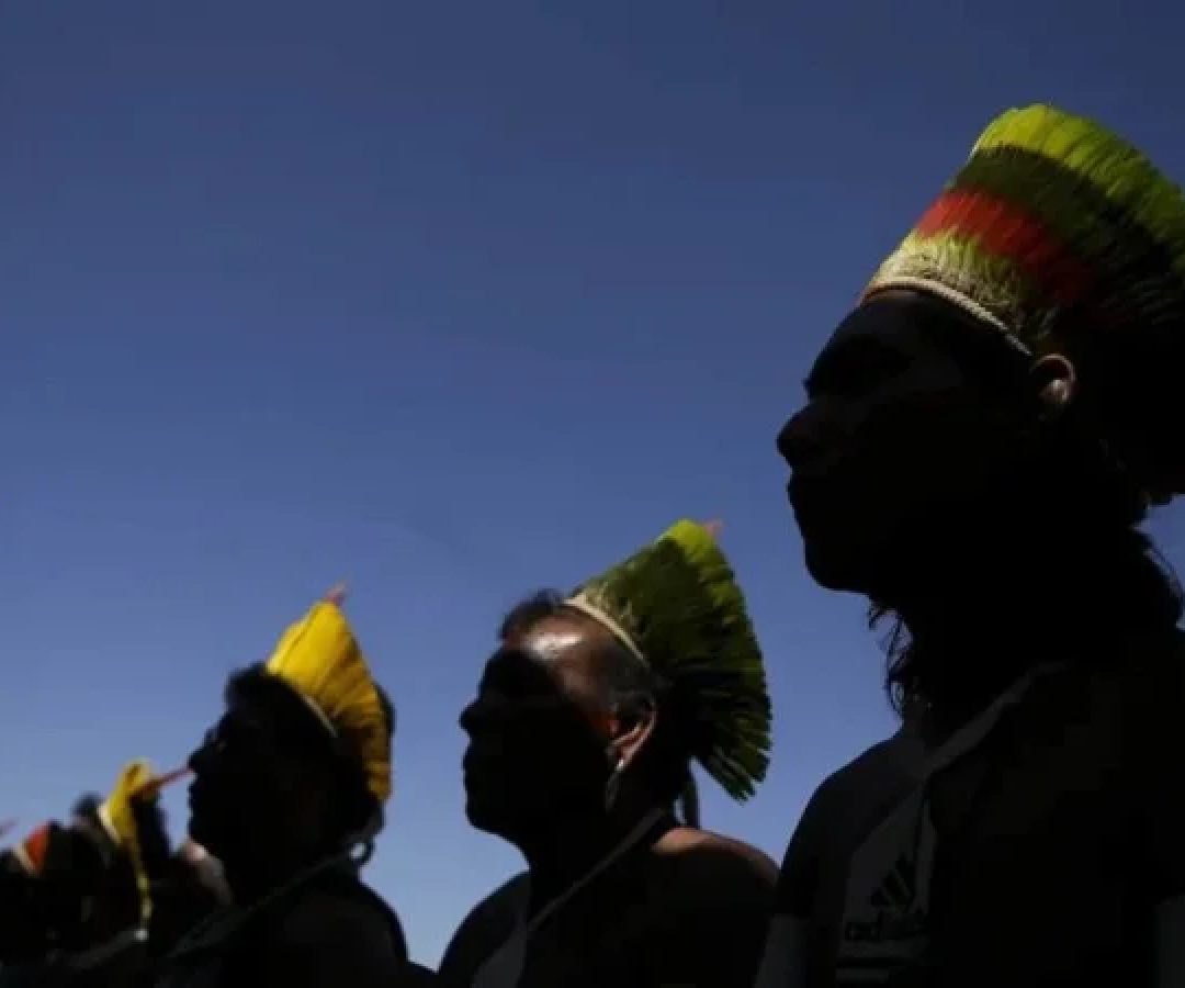 Povos originários: Censo 2022 permitiu, pela primeira vez, a dupla declaração de etnia -  (crédito: Marcelo Camargo/Agência Brasil)