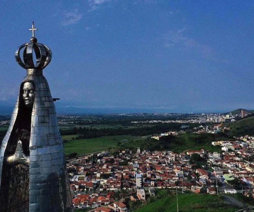 Basílica de Nossa Senhora Aparecida, em Aparecida (SP) -  (crédito: AFP)