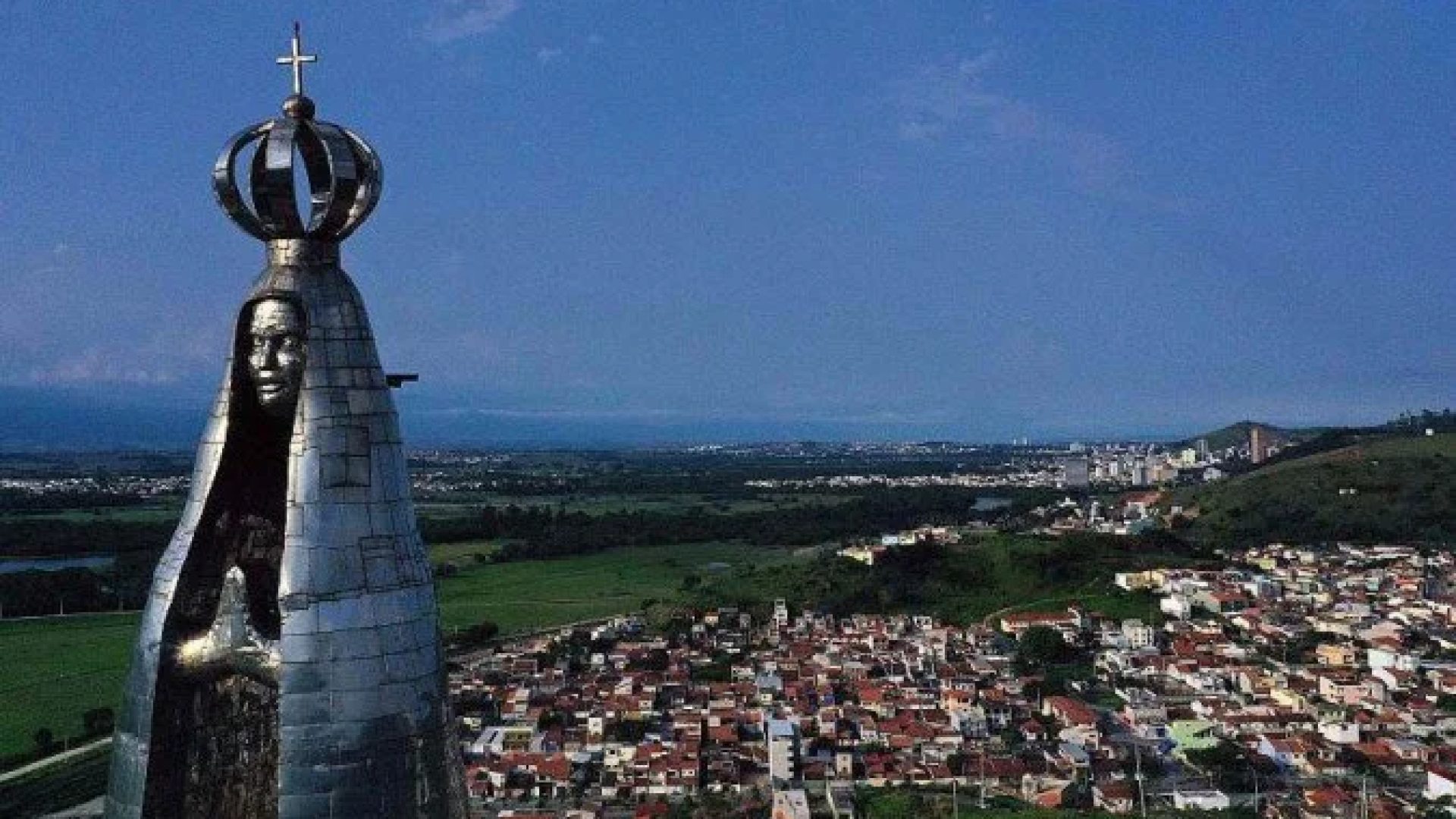 Basílica de Nossa Senhora Aparecida, em Aparecida (SP) -  (crédito: AFP)