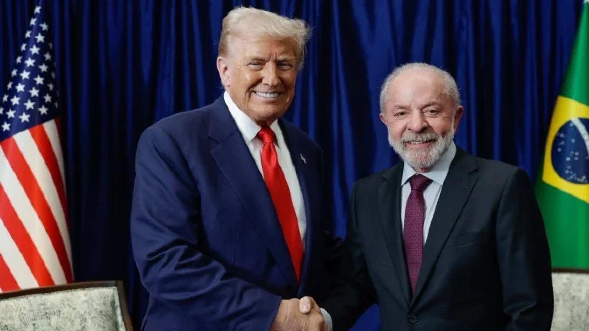 Lula e Trump se encontram na Malásia durante o 47ª Cúpula da Associação de Nações do Sudeste Asiático -  (crédito: Ricardo Stuckert/PR)