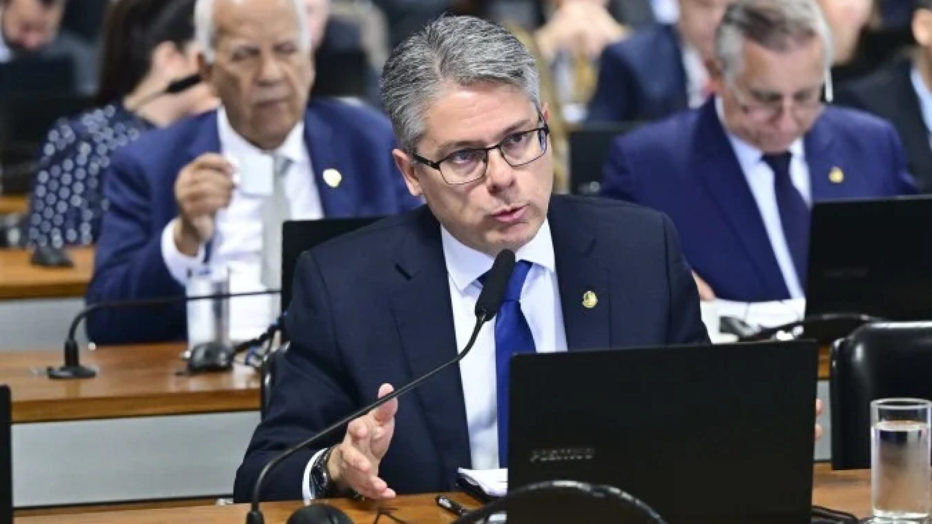 O relator optou por atualizar a Lei de Organizações Criminosas, em vez de criar um novo marco legal, como previa a versão aprovada pelos deputados -  (crédito:  Geraldo Magela/Agência Senado)