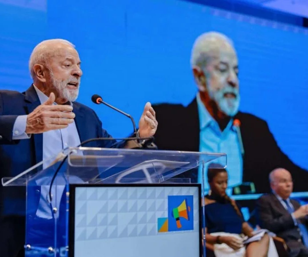Presidente Lula na 13ª Conferência Nacional dos Direitos Humanos. -  (crédito: Ricardo Stuckert/PR)