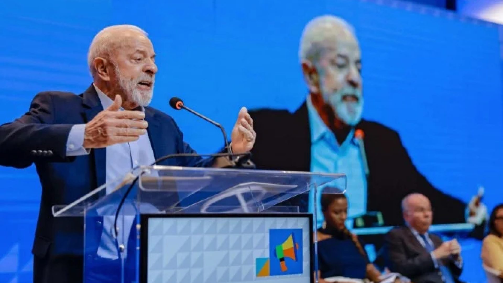Presidente Lula na 13ª Conferência Nacional dos Direitos Humanos. -  (crédito: Ricardo Stuckert/PR)