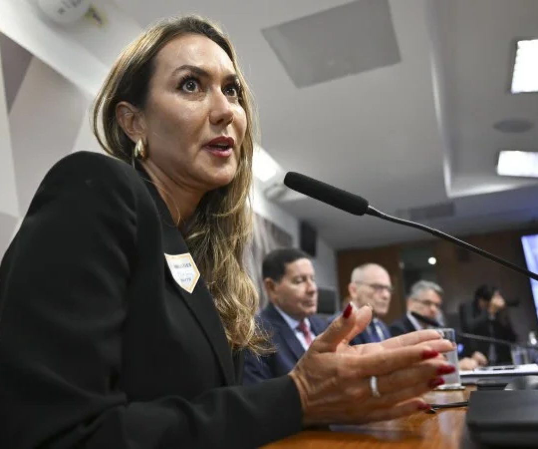 Segundo Vanessa, pornografia estimula jovens a desprezar mulheres -  (crédito: Saulo Cruz/Agência Senado)