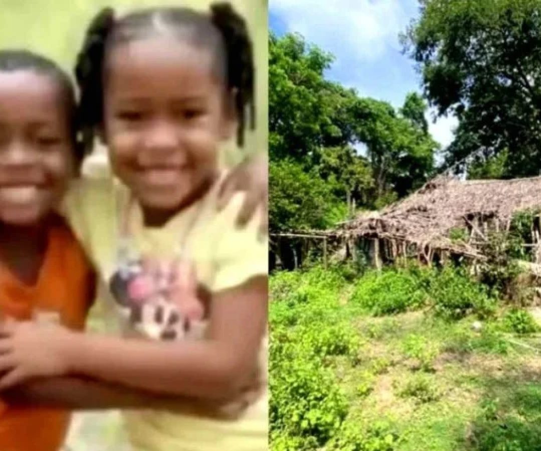 Allan e Ágatha passaram noite na palhoça semidestruída -  (crédito:  Thamírys Andrade/SSP-MA)