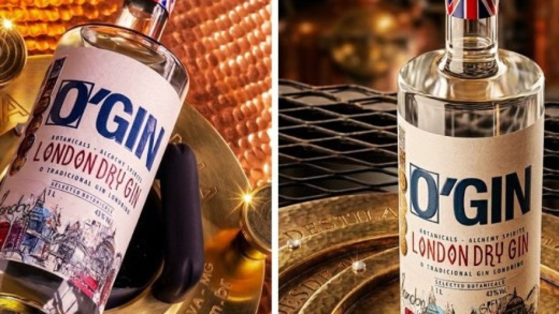O O&rsquo;GIN London Dry, da Don Luchesi Distillery, conquistou a medalha de ouro no World Gin Awards, destacando a marca mineira. -  (crédito: Marketing/Don Luchesi)