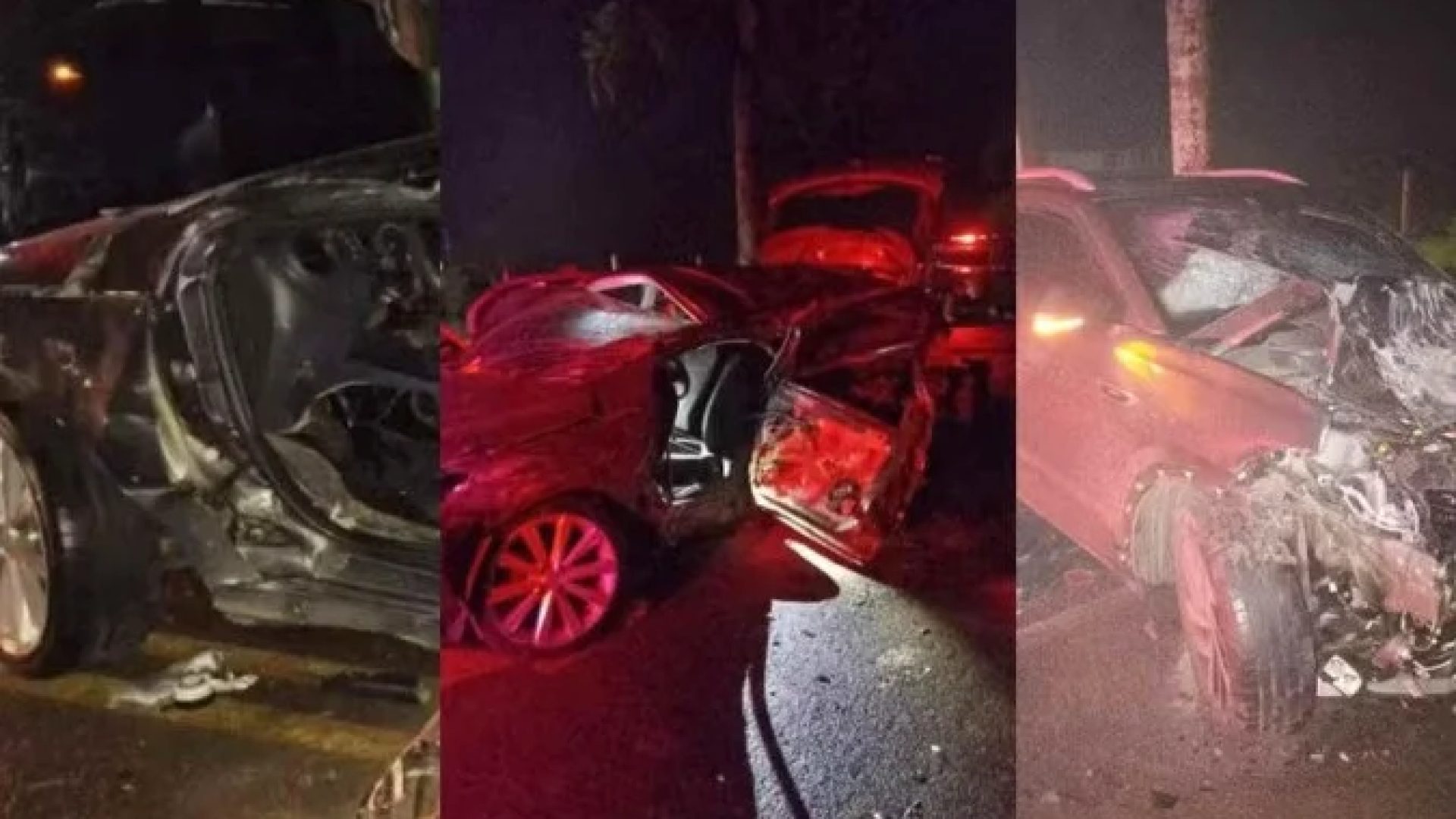 Acidente com quatro veículos deixa cinco mortos em SC -  (crédito: Polícia Militar Rodoviária Estadual (PMRv))
