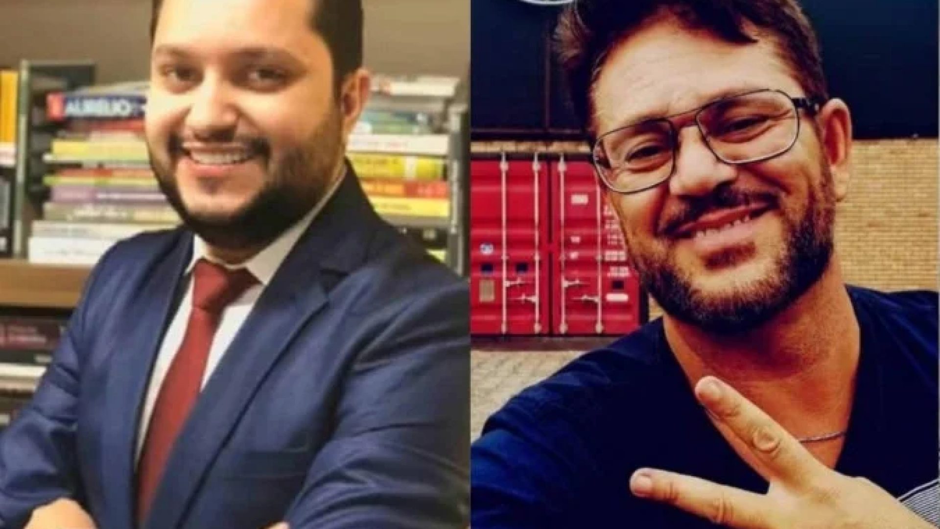 Pedro Henrique Silva (direita) e Thiago Ferreira (esquerda) foram encontrados mortos no Goiás -  (crédito: Reprodução)
