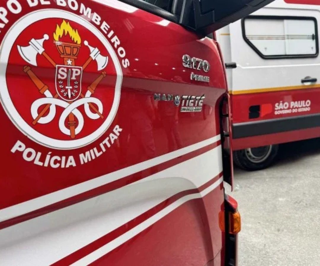 Corpo de Bombeiros de São Paulo -  (crédito: Reprodução/Secretaria de Segurança Pública de São Paulo)