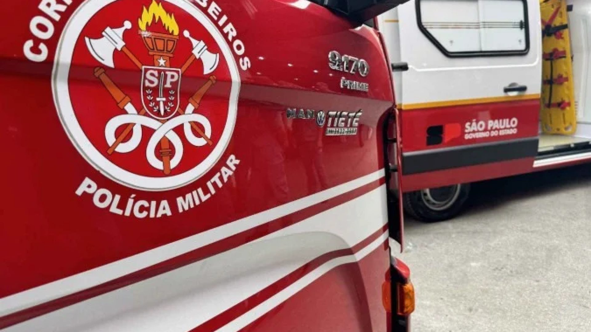 Corpo de Bombeiros de São Paulo -  (crédito: Reprodução/Secretaria de Segurança Pública de São Paulo)