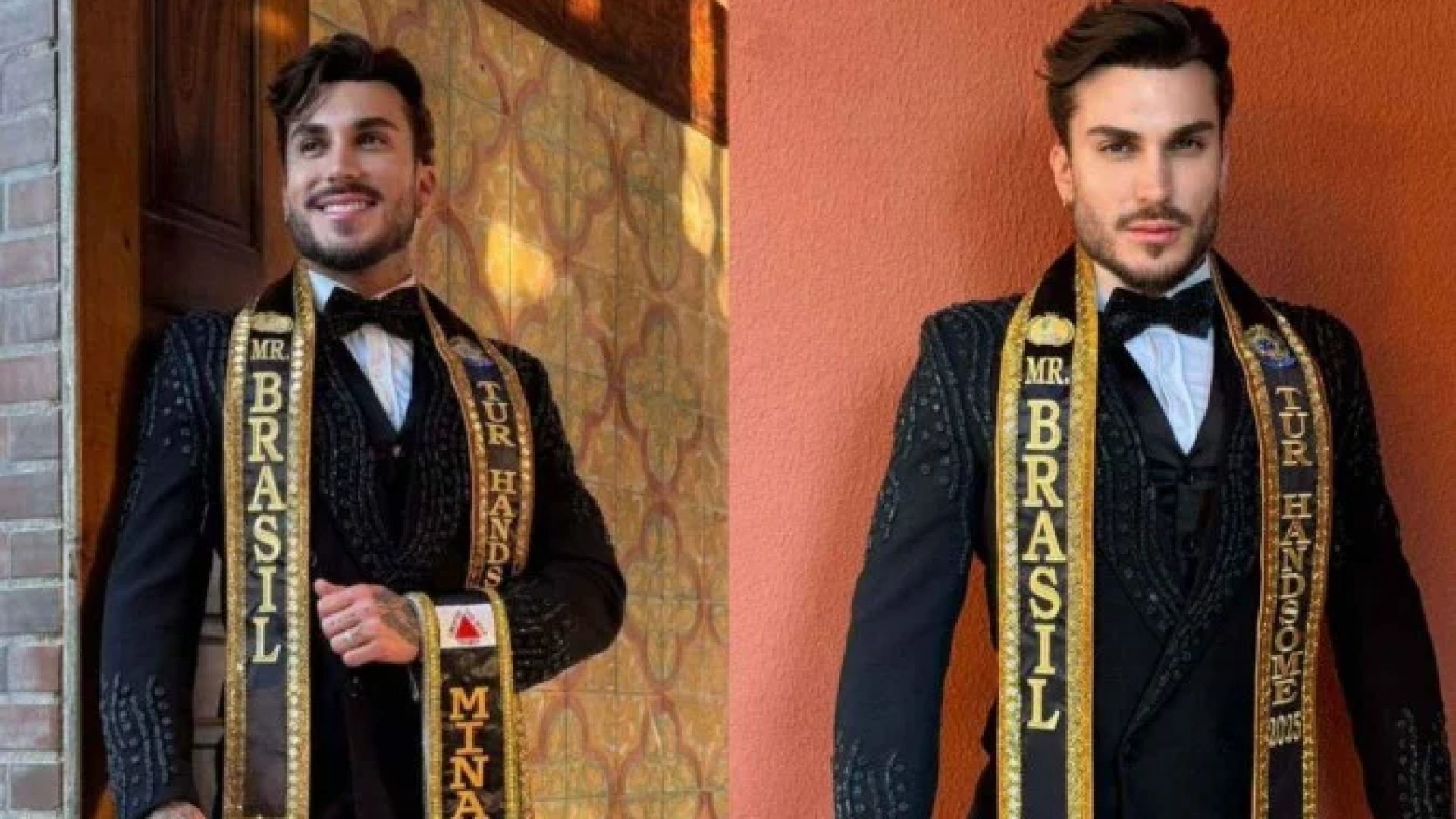 Bruno Tricolli, homem de 30 anos natural de Extrema (MG), venceu a etapa mineira do concurso em 2025 -  (crédito: Divulgação/Mister Minas Gerais Tur 2026)