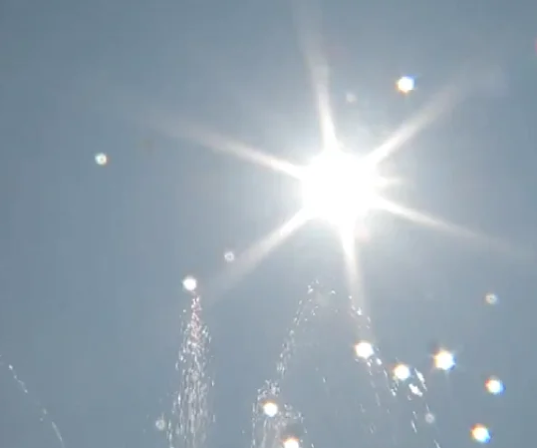 Alerta abrange todos os estados da região Sudeste, além do norte do Paraná, leste de Santa Catarina, sul de Goiás e leste de Mato Grosso do Sul -  (crédito: Reprodução/TV Globo)