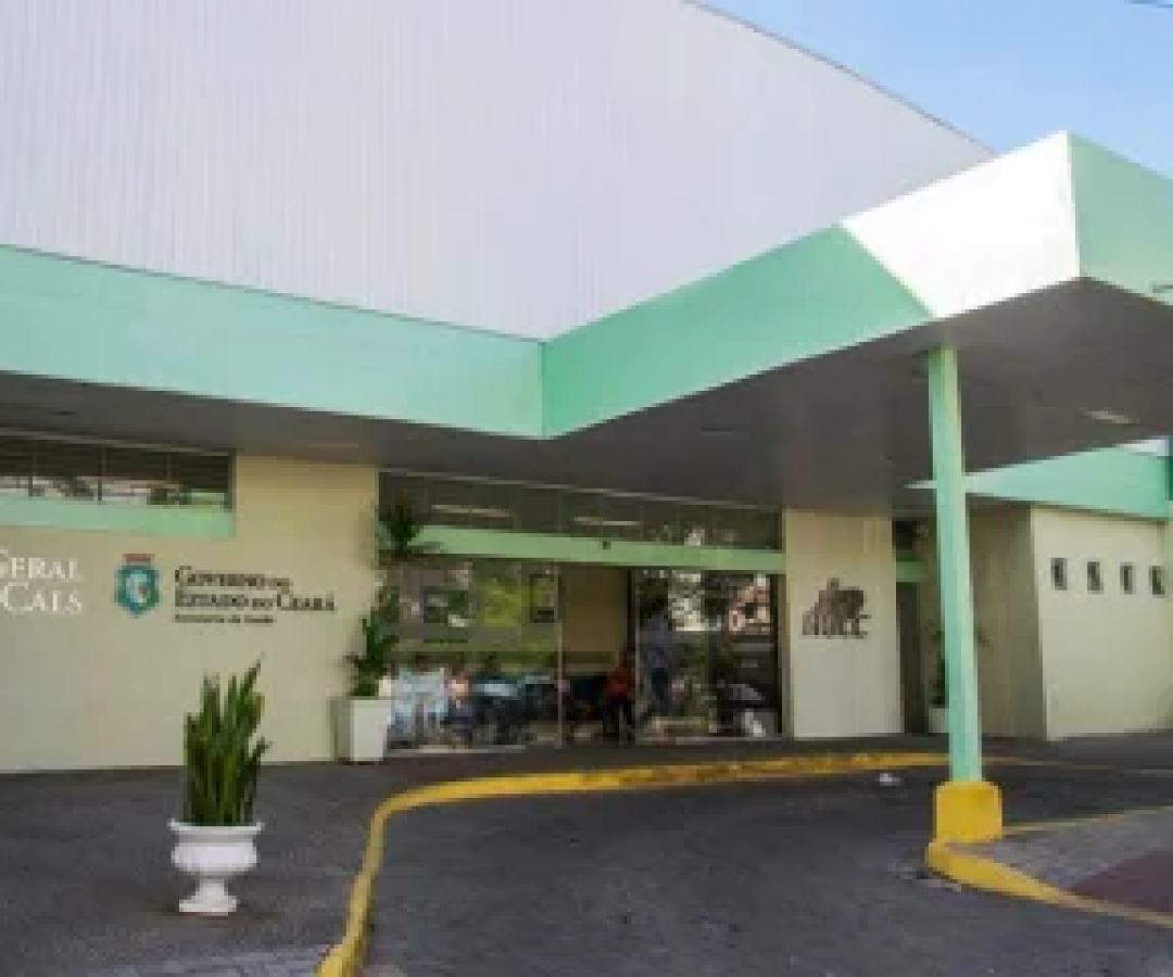 O Hospital César Cals fica no centro da cidade de Fortaleza, capital do Ceará -  (crédito: Reprodução / Governo do Estado Ceará)