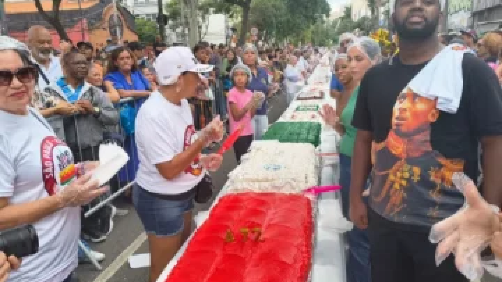 Aniversário de SP é comemorado com tradicional bolo do Bixiga -  (crédito: Divulgação/Bolo do Bixiga)