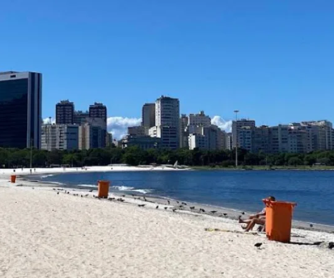 A Praia de Botafogo, na Zona Sul do Rio de Janeiro -  (crédito: Google Maps)