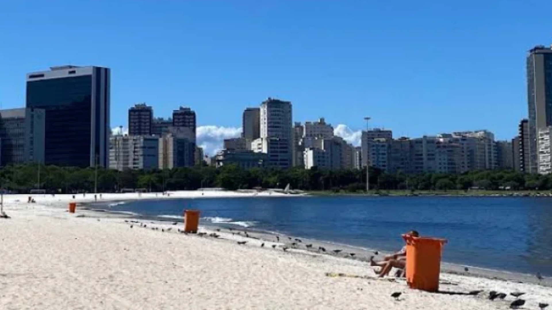 A Praia de Botafogo, na Zona Sul do Rio de Janeiro -  (crédito: Google Maps)