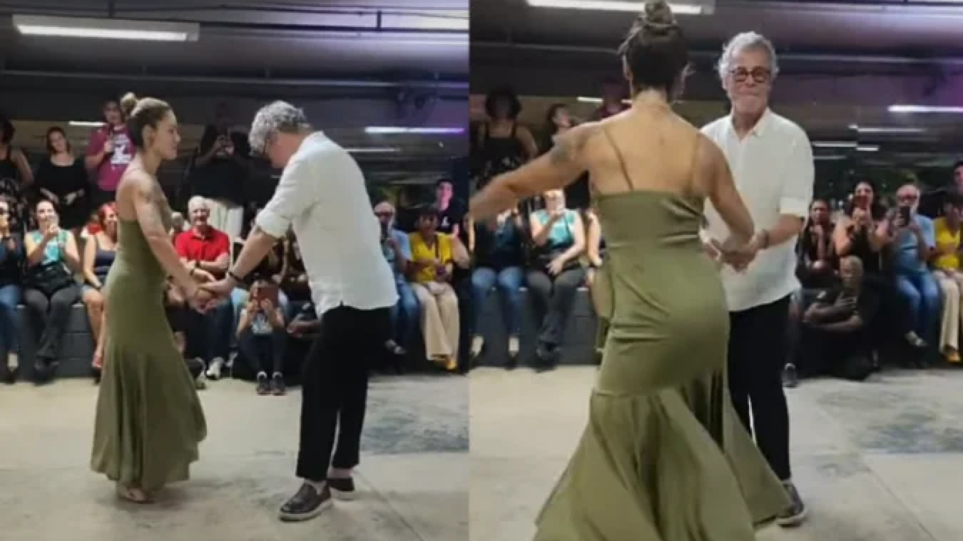O dançarino e coreógrafo Carlinhos de Jesus volta a dançar durante o evento Cultura em Movimento, em Santos (SP) -  (crédito: Reprodução / Instagram)