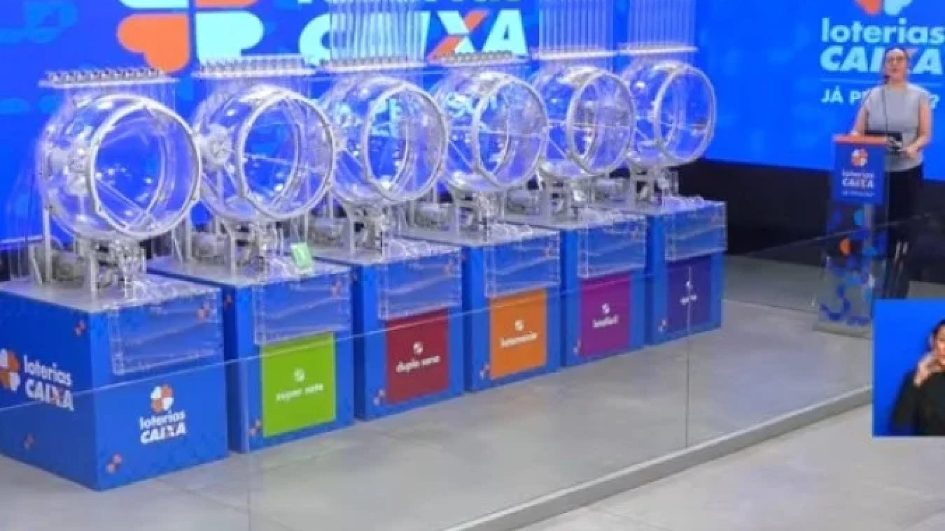 Sorteio das loterias desta sexta -  (crédito: Reprodução/YoutubeCaixa)