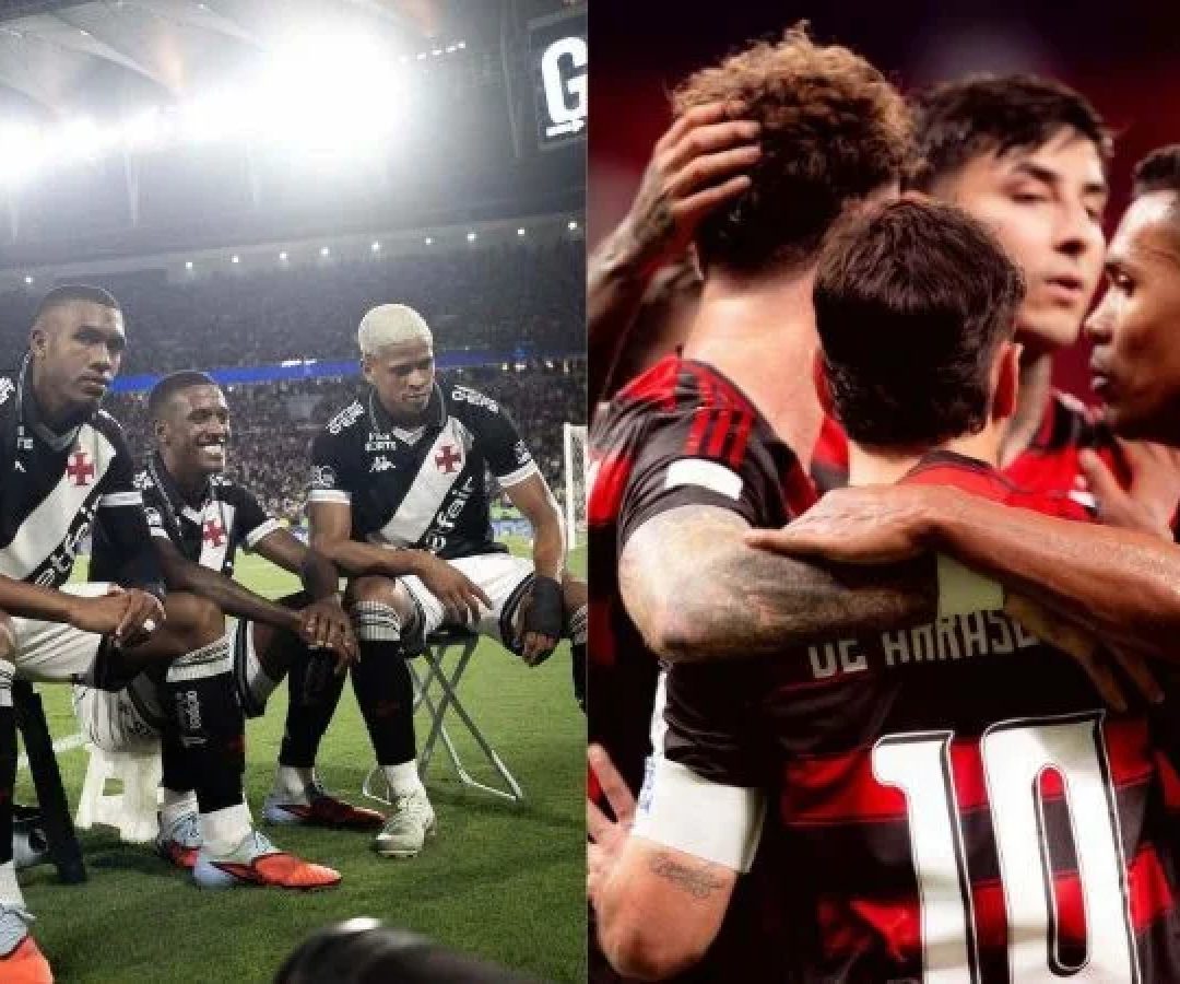 Vasco disputa a final da Copa do Brasil, enquanto Flamengo busca a taça da Copa Intercontinental  -  (crédito: Matheus Lima/Vasco e Adriano Fontes/Flamengo)