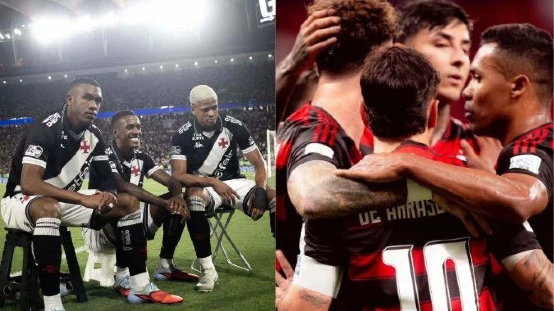 Vasco disputa a final da Copa do Brasil, enquanto Flamengo busca a taça da Copa Intercontinental  -  (crédito: Matheus Lima/Vasco e Adriano Fontes/Flamengo)
