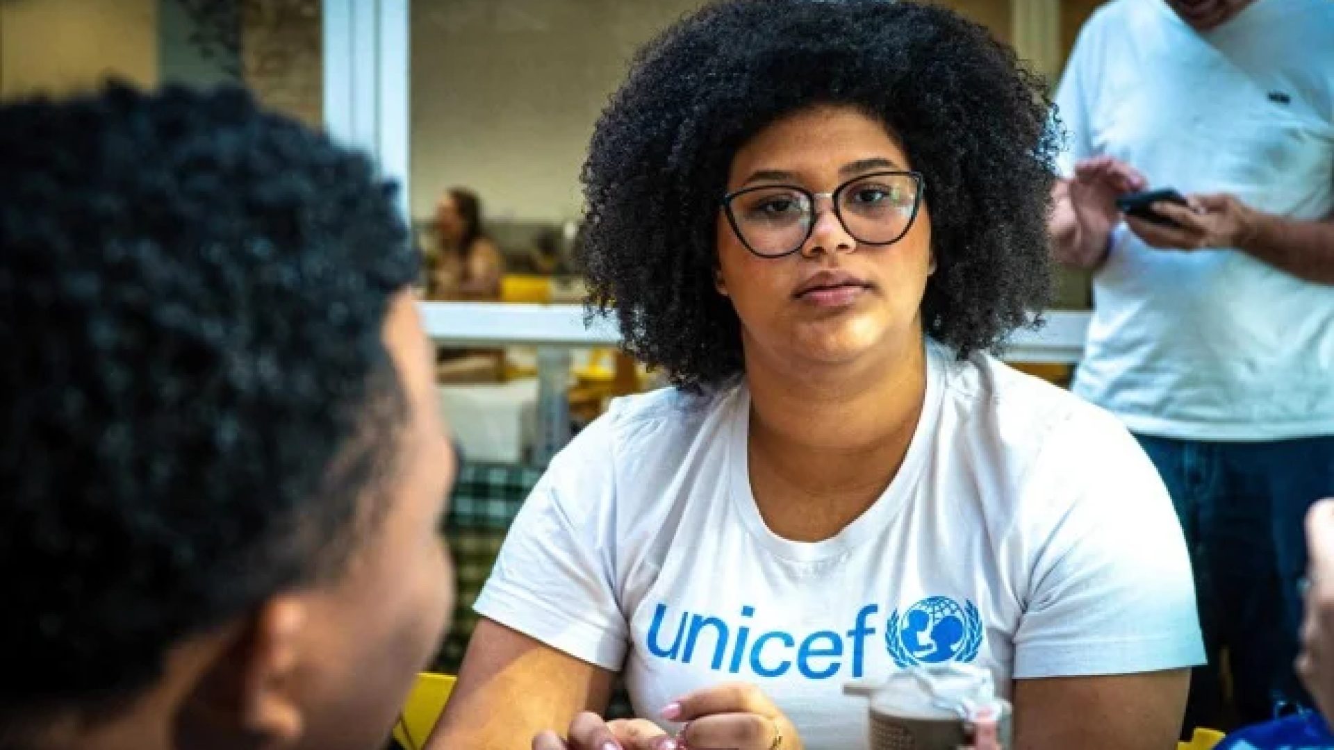 Maria Eduarda Silva, 22 anos, é uma dos jovens que vai representar a delegação do Unicef -  (crédito: Divulgação/Unicef)