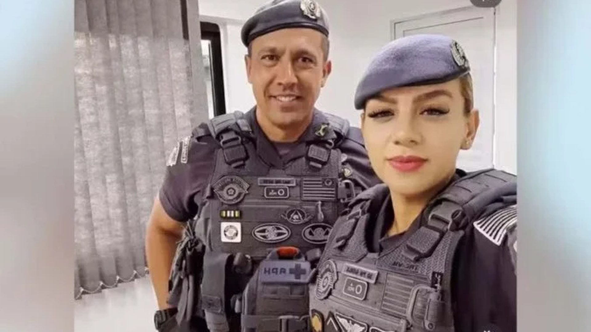 Geraldo tornou-se réu por feminicídio e por fraude processual ao mudar a cena da morte da PM Gisele -  (crédito: Reproduções/Redes sociais)