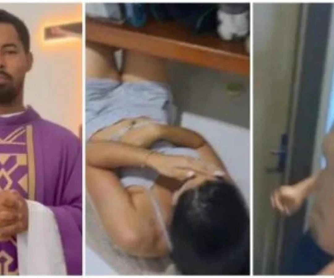 Padre é afastado após ser flagrado com noiva de fiel em casa paroquial  -  (crédito: Reprodução/redes sociais )
