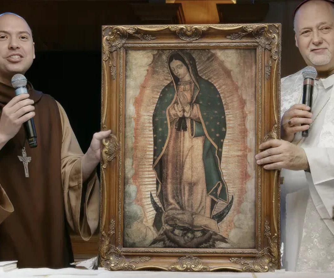 Frei Gilson recebeu a missão de construção da Obra de Guadalupe pelo Dom José Negri -  (crédito: Obra Nossa Senhora de Guadalupe )